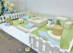 Équipement de jeu souple pour intérieur et extérieur familial, piscine à balles, grimpeur, fête, blocs de mousse souples sécurisés pour les tout-petits, aire de jeu - Product Image 4