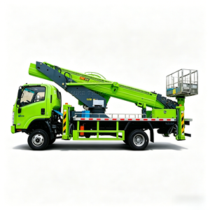 Isuzu 4x4 Premium 33m Telescopic Boom Lift Truck Stable Hydraulic System <b>Power</b> Line Maintenance - Product Image 1