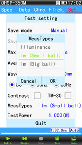 HOPOOCOLOR OHSP350M प्रकाश स्पेक्ट्रम एकीकृत क्षेत्र के साथ मीटर लुमेन परीक्षण उपकरण - Product Image 6