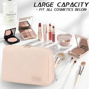 Bolsa <span class=keywords><strong>de</strong></span> Maquillaje <span class=keywords><strong>de</strong></span> Viaje Oxford Moderna y Sencilla, Organizador <span class=keywords><strong>de</strong></span> Cosméticos con Cierre <span class=keywords><strong>de</strong></span> Cremallera, Bolsa <span class=keywords><strong>de</strong></span> Aseo Portátil <span class=keywords><strong>de</strong></span> Gran Capacidad - Product Image 4