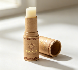 Custom Biodegradable Recyclable Cardboard Lip Balm Tube with Magnet Closure Wholesale Round Kraft Paper Packaging <b>Container</b> - Product Image 6