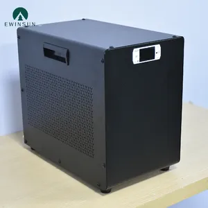 Ozone cycle use portable ice bath water cooled ice bath water chiller with filter for athletic recovery