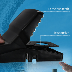 Piège à rat en plastique réutilisable pour lutter contre les rongeurs, tueur de <span class=keywords><strong>souris</strong></span> noir - Product Image 5