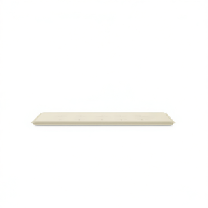 เบาะรองนั่งกลางแจ้งผ้าอ็อกซ์ฟอร์ดสีครีม ขนาด 59.1 x 19.7 x 1.6 นิ้ว รูปทรงสี่เหลี่ยมผืนผ้า ทนทานทุกฤดู - Product Image 1