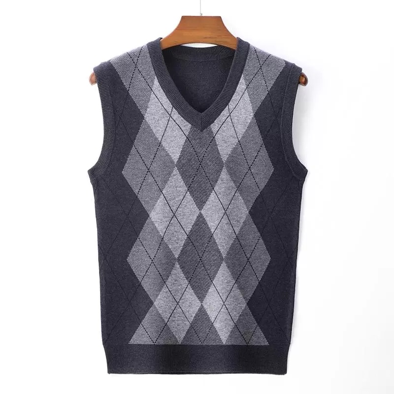 gray vest men