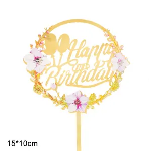 SHUNLI personalized cake topper diamond cake topper first birthday cake topper for Anniversary Congratulation Birthday Party