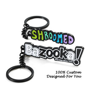 Llavero de Metal Esmaltado Suave Personalizable OEM, Regalo Empresarial Personalizado con Letras 2D y 3D, Llavero Promocional para Mosquetones - Product Image 2