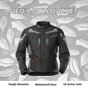 Veste de moto pour homme OEM, imprimée, imperméable, à séchage rapide, haute résistance à l'abrasion, armure CE, vêtements de sport de protection tout-terrain - Product Image 2