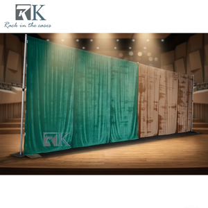 Lightproof Heavy Drapery Stable Aluminum Frame Pipe Drape <b>Stand</b> for Events - Product Image 2