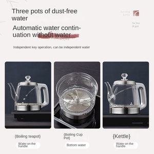 Nouvelle bouilloire électrique sans fil en acier inoxydable 1,2 L, sans filtre en plastique, bec verseur, contrôle numérique, protection contre l'ébullition à sec, arrêt automatique - Product Image 3