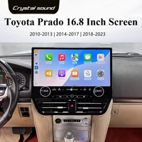 Penhui para Toyota Land Cruiser Prado 2010-2023 8 + 256GB HI-Fi sonido Android 13 REPRODUCTOR DE Radio para coche Pantalla de 16,8 pulgadas DSP 2 Din