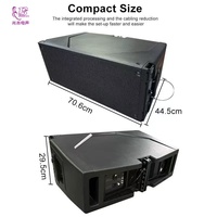 Haut-parleurs Line Array actifs HDL20A double 10 pouces les plus vendus avec amplificateur de puissance et DSP numérique