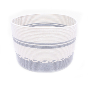 2019 <span class=keywords><strong>amazon</strong></span> nouvelle conception grande taille tissé panier de corde de coton avec le prix bon marché - Product Image 3