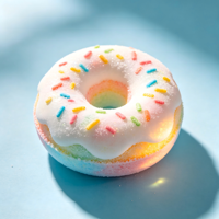 Bombes de bain en forme de beignets, boules de bain moussantes