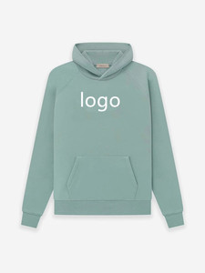High Quality Custom Embroidered ODM Hoodie Unisex 100% Cotton Eco-Friendly Jersey Streetwear Oversized - Product Image 3