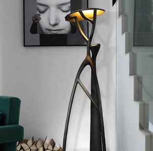 Bắc Âu hiện đại lớn đứng dẫn đèn sảnh khách sạn bộ phận bán hàng mua sắm Mal nhựa nghệ thuật chiếu sáng sàn - Product Image 6