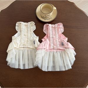 Robe de princesse d'été pour chiens Petits chiots Animal Chat Fête de mariage Jupe Vêtements pour <span class=keywords><strong>Chihuahua</strong></span> Yorks - Product Image 2