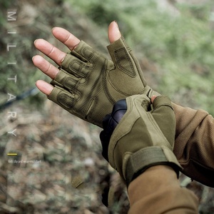 Guanti Tattici per Uomo e Donna, Mezze Dita Protettive per Sport all'Aperto, Allenamento, Forze <span class=keywords><strong>Speciali</strong></span> e Ciclismo - Product Image 6