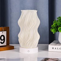 Lampe de table LED compacte de luxe à commande tactile, alimentée par courant continu, éco-responsable, lumière chaude, pour décoration intérieure, cadeau