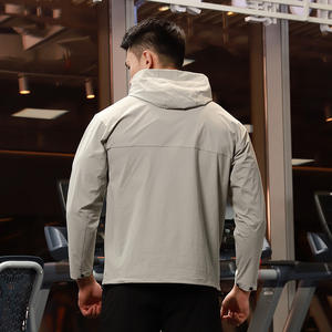 Nouveau design, vêtements <span class=keywords><strong>de</strong></span> plein air, randonnée, cyclisme en montagne, logo personnalisé, chemises pour hommes, veste à capuche coupe-vent, manteau avec fermeture éclair - Product Image 3