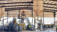 Machine de moulage de carreaux de terrazzo entièrement automatique Qunfeng, machine à carreaux de terrazzo en béton, machine rotative à 6 stations pour carreaux de terrazzo