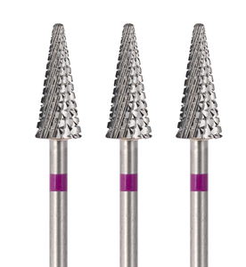 Fraise conique en carbure de tungstène 5-en-1 de 3/32 po pour manucure et pédicure professionnelle, outils de ponceuse électrique - Product Image 3