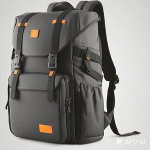 Sac à dos de photographe étanche en cuir végétalien de qualité supérieure, vente en gros directe usine BSCI - Product Image 2