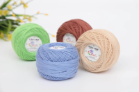 Fil de dentelle 100 % coton de haute qualité marque YuHeng, résistance 2600CN, torsion élevée, tricot serré, diverses couleurs pour crochet et travaux manuels DIY