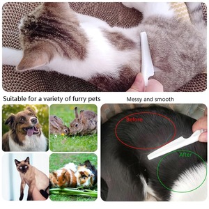 ヘアクリーニングノミの除去のためのペット猫犬鋼針ノミの櫛 - Product Image 2