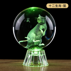 Novedad, Creativo y Colorido Cristal Tallado con las Doce Constelaciones del Zodiaco, <span class=keywords><strong>Bola</strong></span> <span class=keywords><strong>de</strong></span> Cristal, Adornos <span class=keywords><strong>de</strong></span> Cristal para Regalos <span class=keywords><strong>de</strong></span> <span class=keywords><strong>Cumpleaños</strong></span> y Decoración del Hogar - Product Image 5