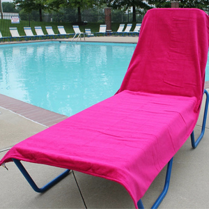 Telo Coprisedia <span class=keywords><strong>da</strong></span> <span class=keywords><strong>Spiaggia</strong></span> Oversize in Spugna di Cotone con Tasche Laterali <span class=keywords><strong>per</strong></span> Piscina e <span class=keywords><strong>Spiaggia</strong></span> - Product Image 4