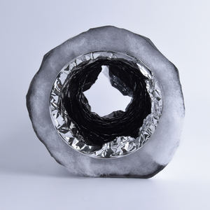 HVAC-System Isolierter Aluminium-Flexkanal mit Gelbem Glasfaser für Klimaanlagen R4 R6 - Product Image 6