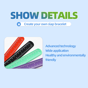 Logotipo personalizado al por mayor barato respetuoso con el medio ambiente logotipo personalizado impreso niños Snap <span class=keywords><strong>pulsera</strong></span> promocional silicona Slap regla <span class=keywords><strong>pulsera</strong></span> - Product Image 2