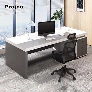 <span class=keywords><strong>Escritorio</strong></span> de oficina ejecutivo <span class=keywords><strong>pequeño</strong></span>, mesa de oficina moderna barata de madera, <span class=keywords><strong>escritorio</strong></span> de oficina CEO con cajones, estanterías - Product Image 1