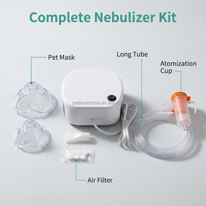Nébuliseur vétérinaire professionnel pour animaux de compagnie avec brume réglable pour la thérapie de la toux et de la pneumonie chez le chat et le chien, facile à utiliser - Product Image 5