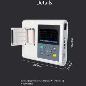 เครื่องวัดคลื่นไฟฟ้าหัวใจแบบสามช่องสัญญาณ Periodmed Pe-E3B พร้อมแบตเตอรี่ในตัวสำหรับการตรวจวัดทั่วร่างกาย - Product Image 5