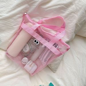 New Style Leopard PVC Fashion Mesh Makeup <b>Bag</b> Portable Cosmetic <b>Toiletry</b> Organizer Pouch Inner Case for Travel - Product Image 4