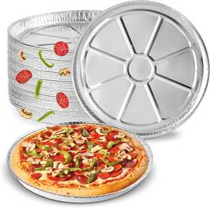 Platos de <span class=keywords><strong>pizza</strong></span> redondos de papel de aluminio para <span class=keywords><strong>pizza</strong></span>, sartenes de catering para asar platos de comida para restaurante - Product Image 1