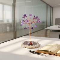Arbre de Vie Artisanal Unique et Moderne Personnalisé avec 7 Chakras, Vente en Gros