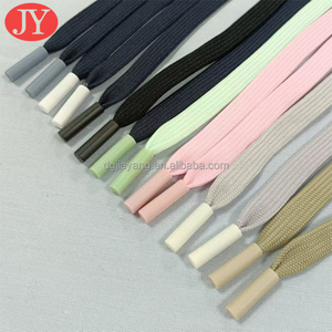 Tùy Chỉnh TPU Mềm Nhựa Aglet Với 12 Mm Màu Hồng Polyester Ren Hộp Quà Tặng Dây Kéo Kết thúc Tip Nhựa Hoodies Vẽ Dây <span class=keywords><strong>Stopper</strong></span> - Product Image 1