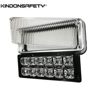 Nouvelle lumière périmétrique rectangulaire LED pour <span class=keywords><strong>ambulance</strong></span> de 7 pouces brevetée avec fonction synchronisée et asynchrone - Product Image 5