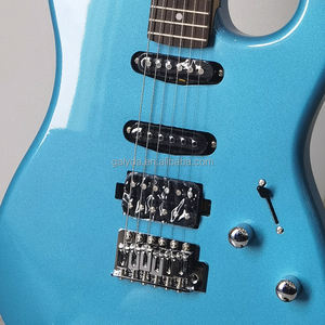 Guitarra eléctrica personalizada de fábrica GALYD con mástil de arce y cuerpo de abeto, equipada con pastillas Alnico OEM ODM - Product Image 4