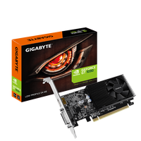 GT 1030 Low Profile D4 2G GeForce GPU 2100 MHz DDR4 64-bit AI Desktop Fan MXM PCI Express 4608 CUDA Cores DVI-D Nouveau