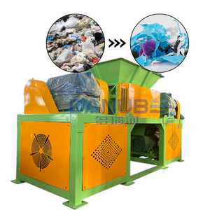 Double Shaft Shredder for Metal Scrap Waste Plastic shredder <b>Car</b> Shell Crusher Shredding <b>Machine</b> - Product Image 1