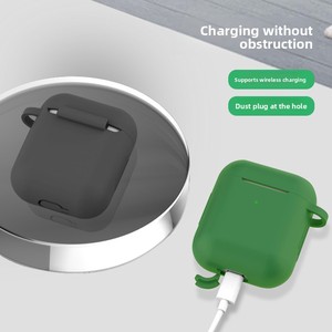 Funda Protectora de Color Sólido para AirPods Pro 2 3, Funda de Silicona Líquida Suave Anti Caídas para Airpods 4 3 2 - Product Image 2