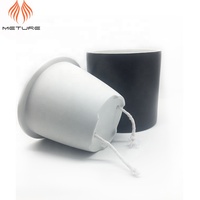 MODERNE GERMER NOIR Plante Décorative En Céramique Fleur plantes AUTO-ARROSANT KIT de culture hydroponique Pot Pour l'intérieur