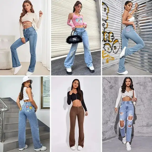 Jeans Usados XQ Gracer Skinny al por Mayor, Baratos, de Poliéster y Algodón, Calidad Grado A+, Lotes de Excedentes para Mujer - Product Image 4