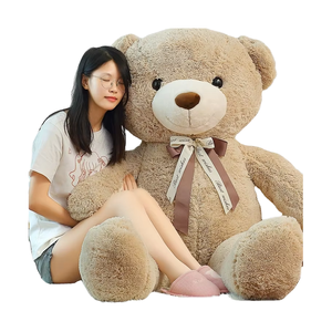 Shengye Vente en gros Ours en peluche géant personnalisable pour adultes, grande taille 51-99cm, cadeau d'anniversaire pour petite amie - Product Image 1