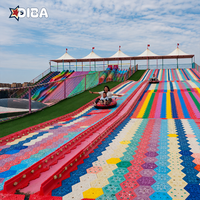 Équipement de terrain de jeux extérieur pour enfants, utilisation toute saison, toboggan à neige sèche pour événements, parcs sportifs, stations de villégiature