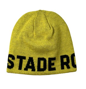 Bonnet réversible avec logo brodé Bonnet d'hiver de haute qualité en tricot jacquard sans manchette - Product Image 3